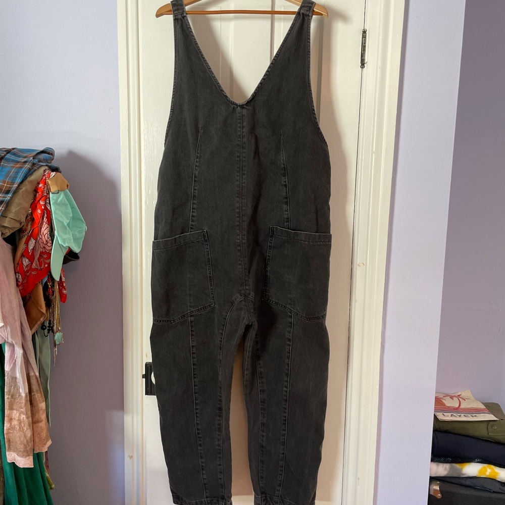 We The Free Charcoal Jumpsuit